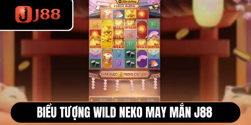 Biểu tượng Wild Neko May Mắn J88