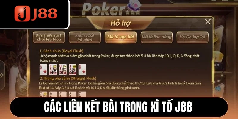 Các liên kết bài trong Xì Tố J88