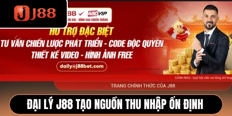 Đại lý J88 tạo nguồn thu nhập ổn định