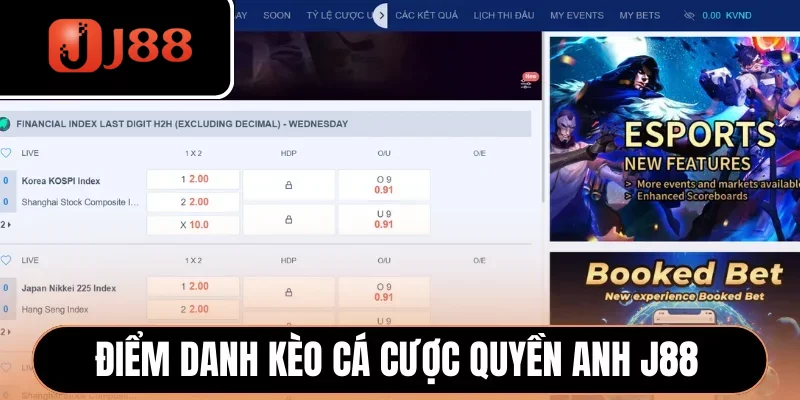 Điểm danh kèo cá cược quyền anh J88