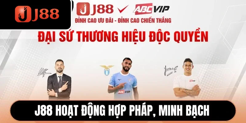 J88 hoạt động hợp pháp, minh bạch