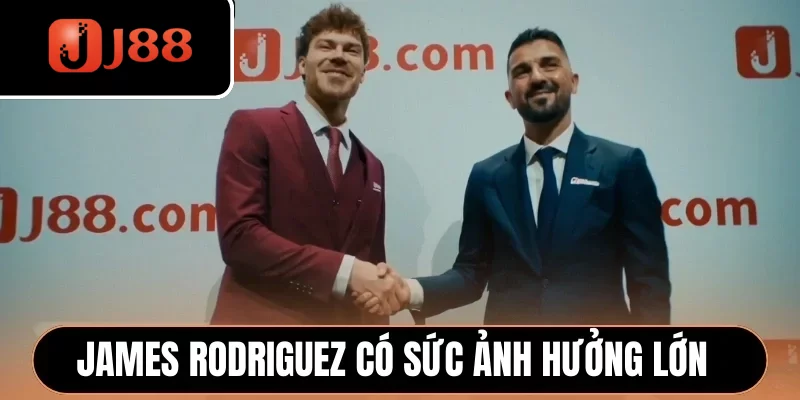 James Rodriguez là người đại diện có sức ảnh hưởng lớn James Rodriguez là người đại diện có sức ảnh hưởng lớn