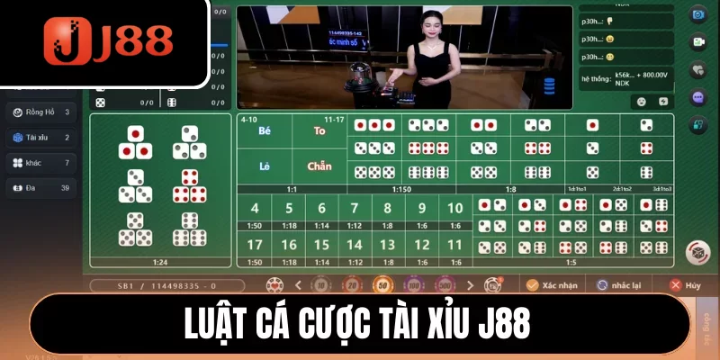 Luật cá cược Tài xỉu J88