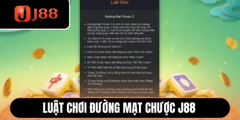Luật chơi Đường Mạt Chược J88