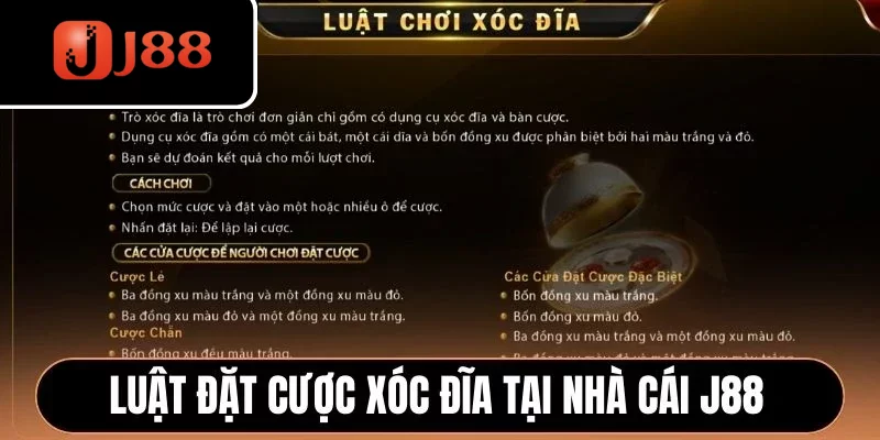 Luật đặt cược Xóc Đĩa tại nhà cái J88 Luật đặt cược Xóc Đĩa tại nhà cái J88