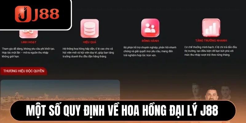 Một số quy định về hoa hồng đại lý J88