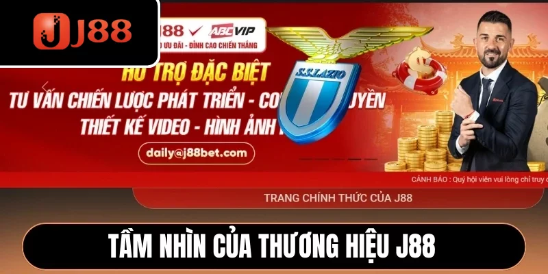 Tầm nhìn của thương hiệu J88 Tầm nhìn của thương hiệu J88