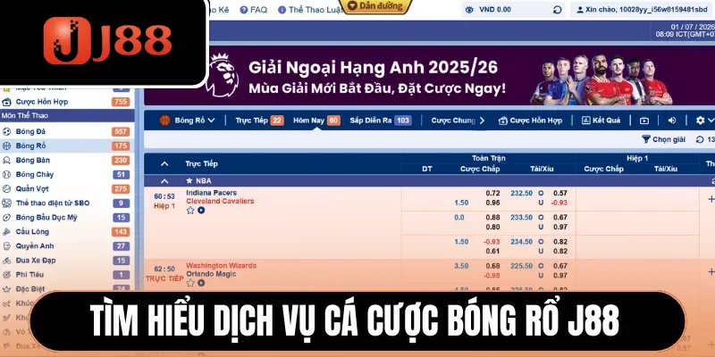 Tìm hiểu dịch vụ cá cược bóng rổ J88