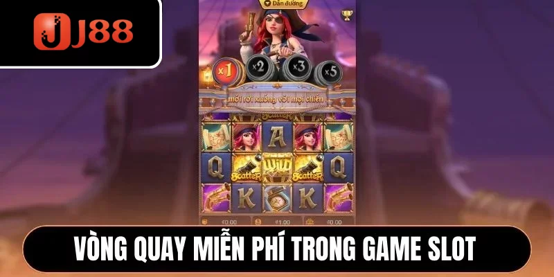Tính năng vòng quay miễn phí trong game slot
